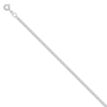 Rhodium-plated silver chain