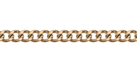 Gold-plated silver chain