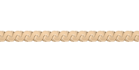 Gold-plated silver chain