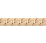 Gold-plated silver bracelet