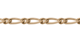 Gold-plated silver chain