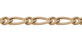 Gold-plated silver chain
