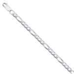 Rhodium-plated silver chain