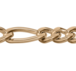 Gold-plated silver chain