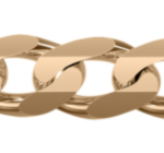 Gold-plated silver chain