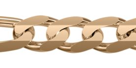 Gold-plated silver chain