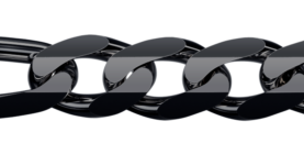 Black rhodium-plated silver bracelet