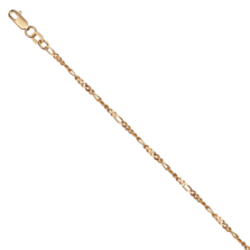 Gold-plated silver bracelet
