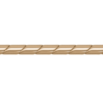 Gold-plated silver chain
