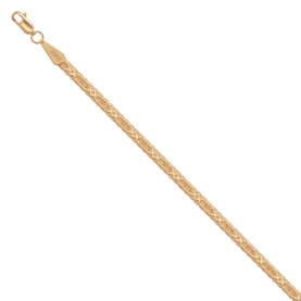 Gold-plated silver bracelet