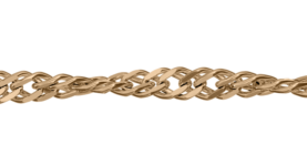 Gold-plated silver chain