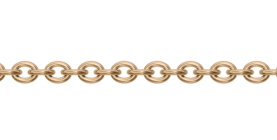 Gold-plated silver chain