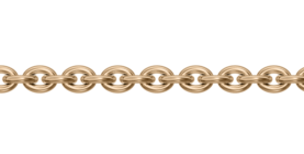 Gold-plated silver chain