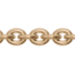 Gold-plated silver chain