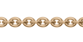 Gold-plated silver chain