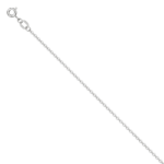 Rhodium-plated silver chain
