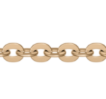 Gold-plated silver chain