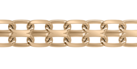 Gold-plated silver bracelet
