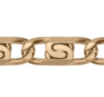 Gold-plated silver bracelet