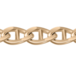 Gold-plated silver chain