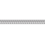 Rhodium-plated silver chain
