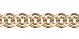 Gold-plated silver bracelet
