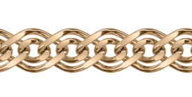 Gold-plated silver bracelet