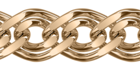 Gold-plated silver bracelet