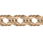 Gold-plated silver bracelet