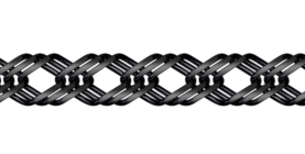 Black rhodium-plated silver bracelet