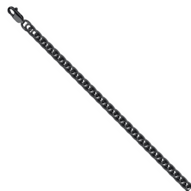 Black rhodium-plated silver bracelet