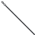 Black rhodium-plated silver bracelet