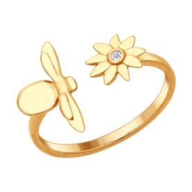 Silver ring with synthetic stones