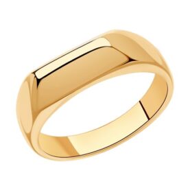 Gold-plated silver ring