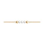 Браслет из серебра с жемчугом Swarovski