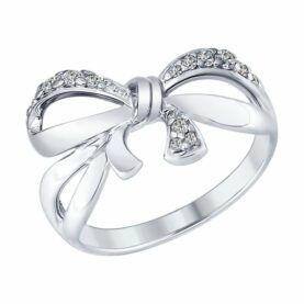 Silver ring with synthetic stones