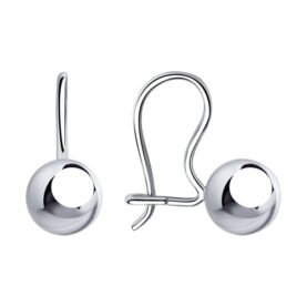 Silver earrings