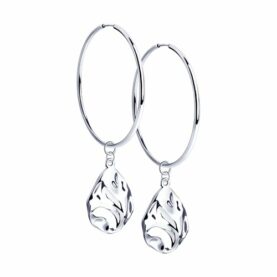 Silver earrings