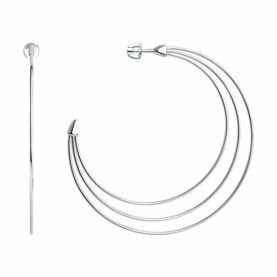 Silver earrings