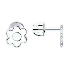 Silver earrings