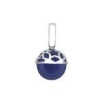 Подвеска из серебра с жемчугом Swarovski