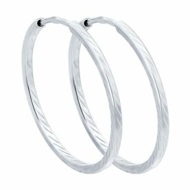 Silver earrings, 20mm