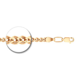 Gold-plated silver chain