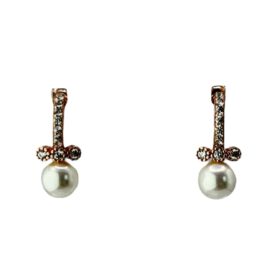 Stella jewelry gold-plated silver earrings with synthetic stones