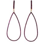 Stella jewelry gold-plated silver earrings with synthetic stones