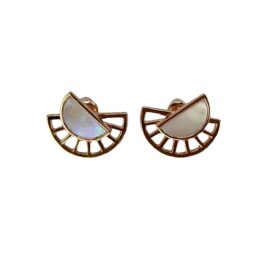 Stella jewelry gold-plated silver earrings with synthetic stones